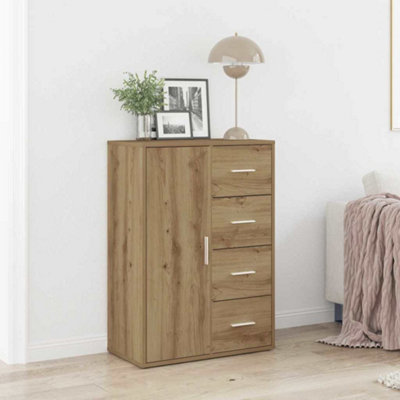Vidaxl Sideboard Artisan Oak 60 X 31 X 84 Cm Engineered Wood from B&Q