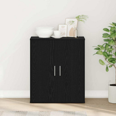 B&Q -  Sideboard Black Oak 60X31X70 Cm Engineered Wood