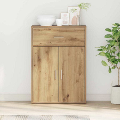 Walplus Sideboard Artisan Oak 79 X 38 X 80 Cm Engineered Wood from B&Q