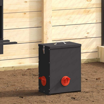 Walplus Black Chicken Feeder 2-Pack, 22% Off
