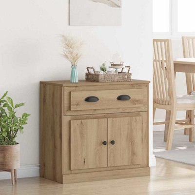 Walplus Highboard Artisan Oak 70 X 35.5 X 67.5 Cm Engineered Wood from B&Q