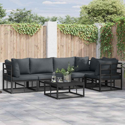 Walplus Garden Sofa Set With Cushion 5 Pcs