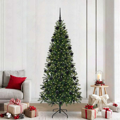 Vidaxl Artificial Christmas Tree With 300 Leds Green 210 Cm Pe And Pvc from B&Q