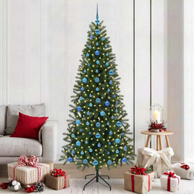 Vidaxl Artificial Christmas Tree With 300 Leds Green 210 Cm Pe And Pvc from B&Q