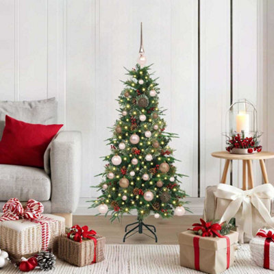 Vidaxl Artificial Hinged Christmas Tree Green 120 Cm Pe And Pvc from B&Q