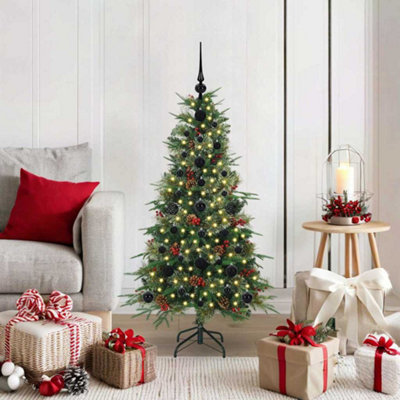 Vidaxl Artificial Hinged Christmas Tree Green 120 Cm Pe And Pvc from B&Q