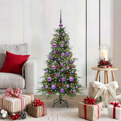 Vidaxl Artificial Hinged Christmas Tree Green 120 Cm Pe And Pvc from B&Q