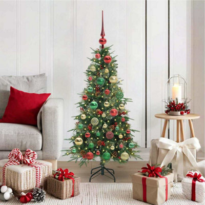 Vidaxl Artificial Hinged Christmas Tree Green 120 Cm Pe And Pvc from B&Q