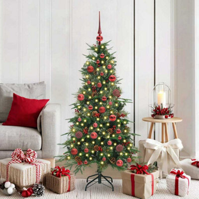 Vidaxl Artificial Hinged Christmas Tree Green 150 Cm Pe And Pvc from B&Q