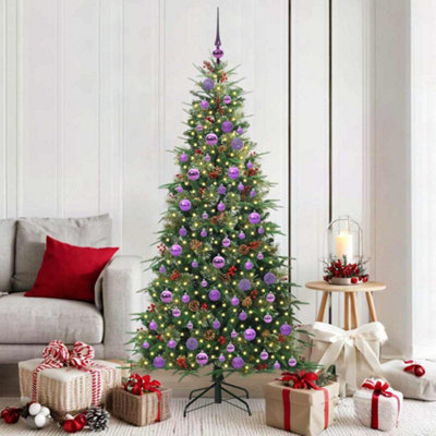 Vidaxl Artificial Hinged Christmas Tree Green 180 Cm Pe And Pvc from B&Q