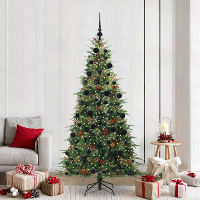 Vidaxl Artificial Hinged Christmas Tree Green 210 Cm Pe And Pvc from B&Q