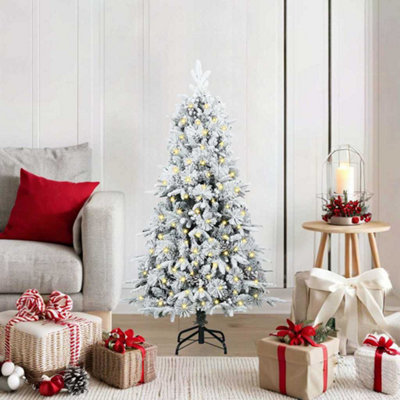 B&Q -  Artificial Hinged Christmas Tree Green 120 Cm Pe And Pvc