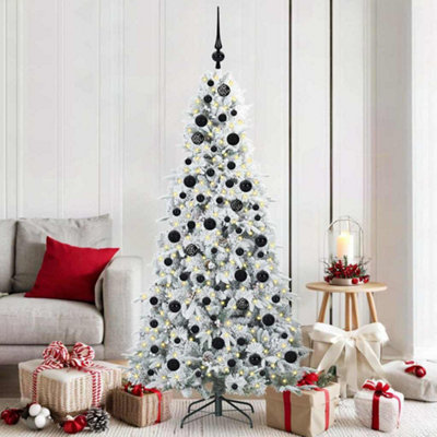 Vidaxl Artificial Hinged Christmas Tree White 180 Cm Pe And Pvc from B&Q