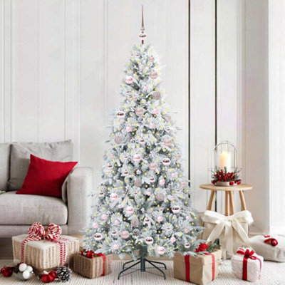 Vidaxl Artificial Hinged Christmas Tree White 180 Cm Pe And Pvc from B&Q