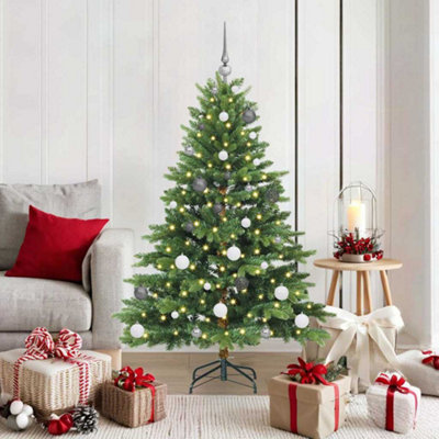 Vidaxl Green Artificial Christmas Tree With 150 Leds 150 Cm Pe And Pvc