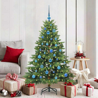 Vidaxl Green Artificial Christmas Tree With 150 Leds 150 Cm Pe And Pvc