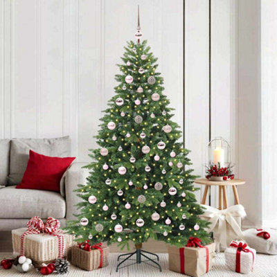 Vidaxl Artificial Christmas Tree With 300 Leds Green 180 Cm Pe And Pvc from B&Q