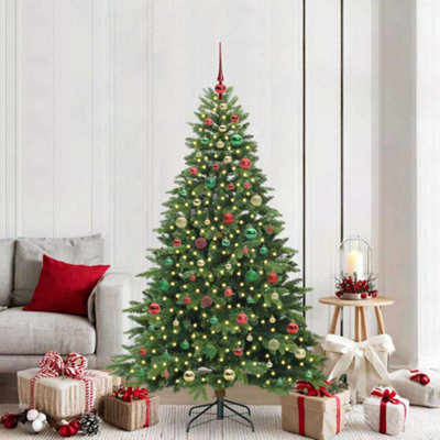 Vidaxl Green Artificial Christmas Tree With 300 Leds 180 Cm Pe And Pvc