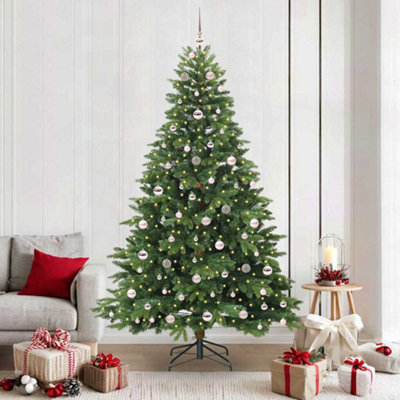 Vidaxl Artificial Christmas Tree With 300 Leds Green 210 Cm Pe And Pvc from B&Q