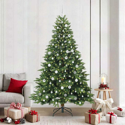 Vidaxl Green Artificial Christmas Tree With 300 Leds 210 Cm Pe And Pvc