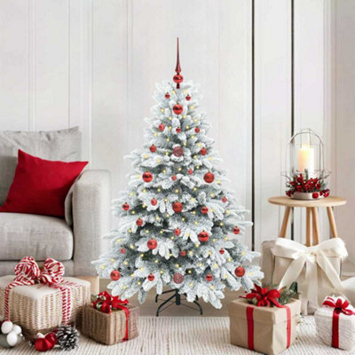 Vidaxl Green Artificial Christmas Tree With 150 Leds 120 Cm Pe And Pvc