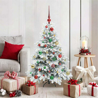 Vidaxl Green Artificial Christmas Tree With 150 Leds 120 Cm Pe And Pvc