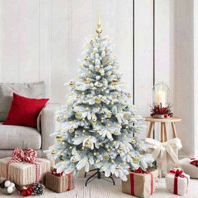 Vidaxl Green Artificial Christmas Tree With 150 Leds 150 Cm Pe And Pvc