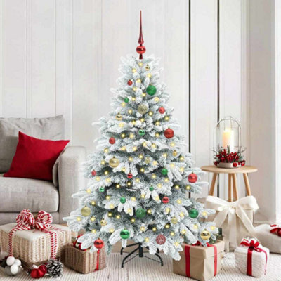 Vidaxl Green Artificial Christmas Tree With 150 Leds 150 Cm Pe And Pvc