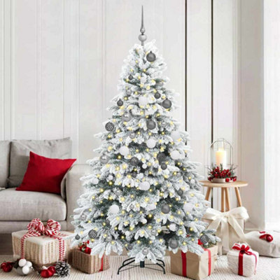 Vidaxl Green Artificial Christmas Tree With 300 Leds 180 Cm Pe And Pvc