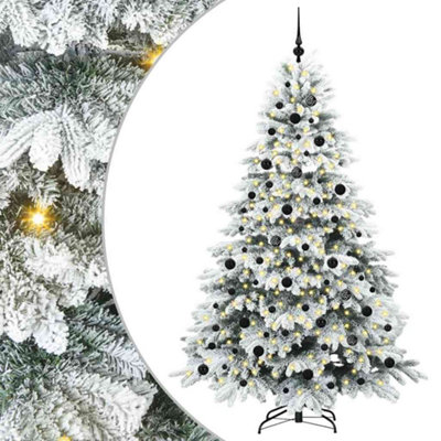 Vidaxl Green Artificial Christmas Tree With 300 Leds 210 Cm Pe And Pvc