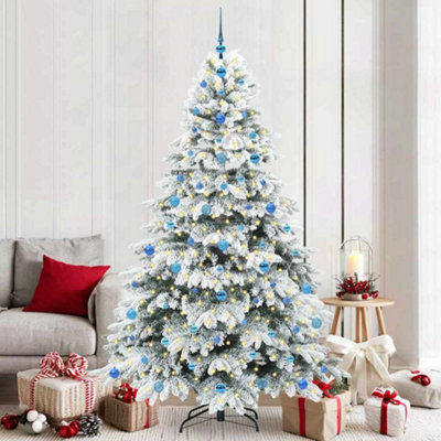 Vidaxl Green Artificial Christmas Tree With 300 Leds 210 Cm Pe And Pvc