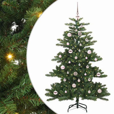 Vidaxl Artificial Hinged Christmas Tree With 150 Leds 150 Cm Pvc