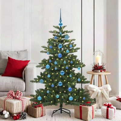 Vidaxl Artificial Hinged Christmas Tree With 150 Leds 150 Cm Pvc