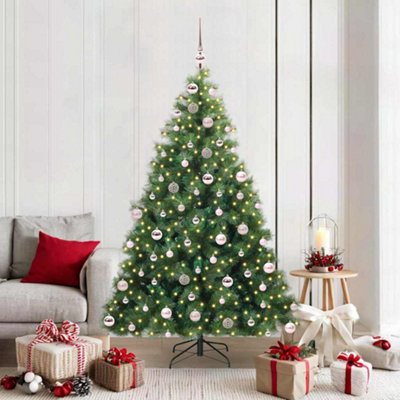 Vidaxl Artificial Christmas Tree With 300 Leds Green 180 Cm Pe And Pvc from B&Q