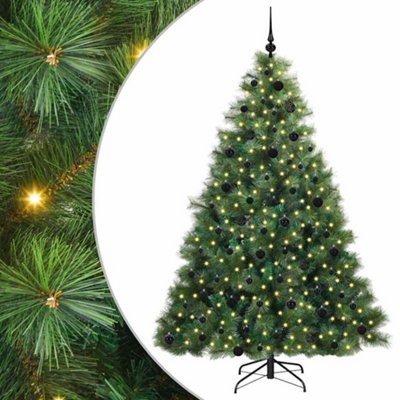 Vidaxl Artificial Christmas Tree With 300 Leds Green 210 Cm Pe And Pvc from B&Q