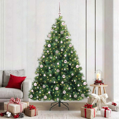 Vidaxl Artificial Christmas Tree With 300 Leds Green 210 Cm Pe And Pvc from B&Q