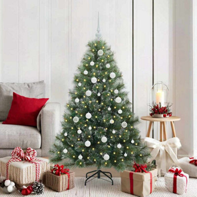 vidaXL Artificial Christmas Tree - 150cm - Green - PE and PVC - Image 3