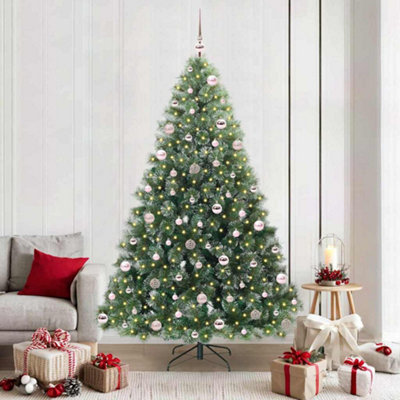 Vidaxl Artificial Christmas Tree With 300 Leds Green 210 Cm Pe And Pvc from B&Q