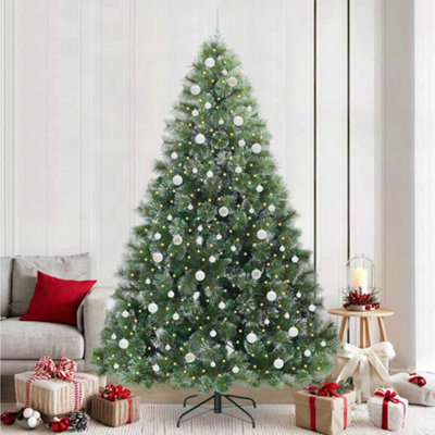 Vidaxl Artificial Christmas Tree With 300 Leds Green 240 Cm Pe And Pvc from B&Q