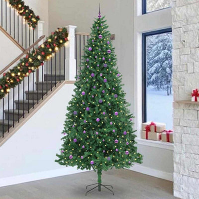 Vidaxl Green Artificial Christmas Tree With 300 Leds With Stand 300 Cm