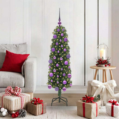 Vidaxl Green Artificial Christmas Tree With 150 Leds With Stand 120 Cm