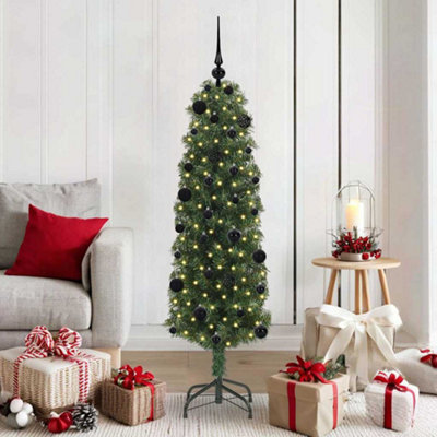 Vidaxl Green Artificial Christmas Tree With 150 Leds With Stand 150 Cm