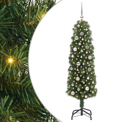 Vidaxl Green Artificial Christmas Tree With 150 Leds With Stand 150 Cm