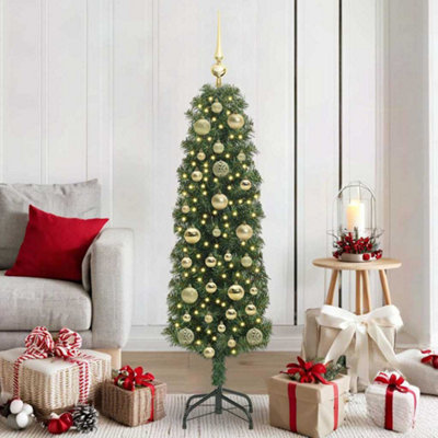 Vidaxl Green Artificial Christmas Tree With 150 Leds With Stand 150 Cm