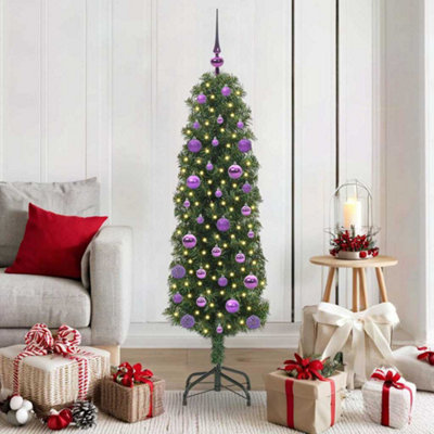Vidaxl Green Artificial Christmas Tree With 150 Leds With Stand 150 Cm