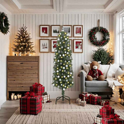 Vidaxl Green Artificial Christmas Tree With 300 Leds With Stand 180 Cm