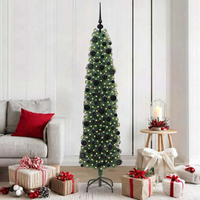 Vidaxl Artificial Christmas Tree With 300 Leds With Stand Green 180 Cm from B&Q