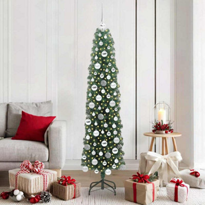 Vidaxl Green Artificial Christmas Tree With 300 Leds With Stand 180 Cm