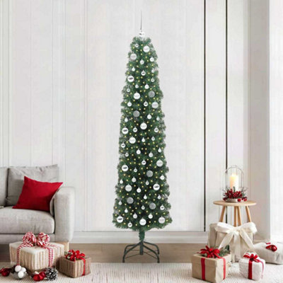 Vidaxl Green Artificial Christmas Tree With 300 Leds With Stand 210 Cm