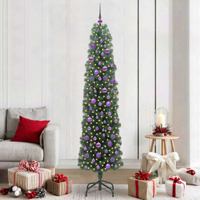 Vidaxl Green Artificial Christmas Tree With 300 Leds With Stand 210 Cm